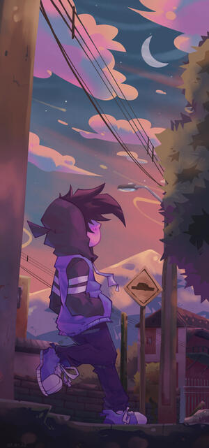 Myself walking over my streets.